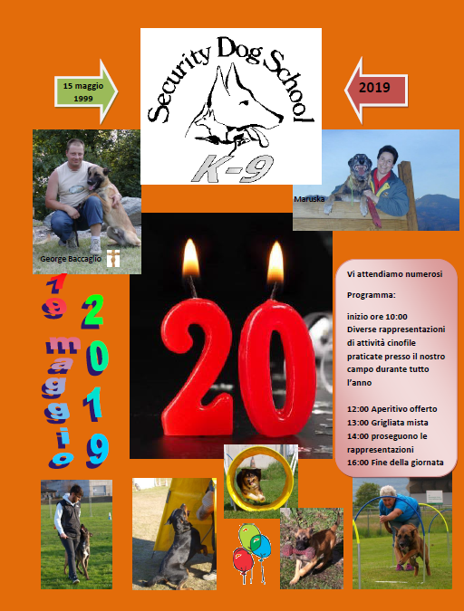 20° anniversario SDSK9