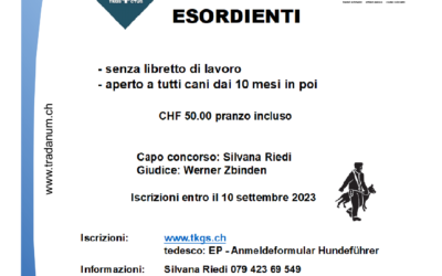 Test per esordienti – 24 settembre 2023