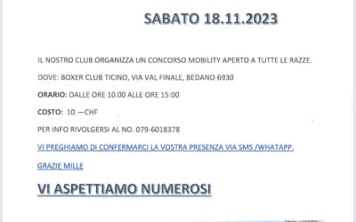 Boxer Club Ticino – Mobility 2023